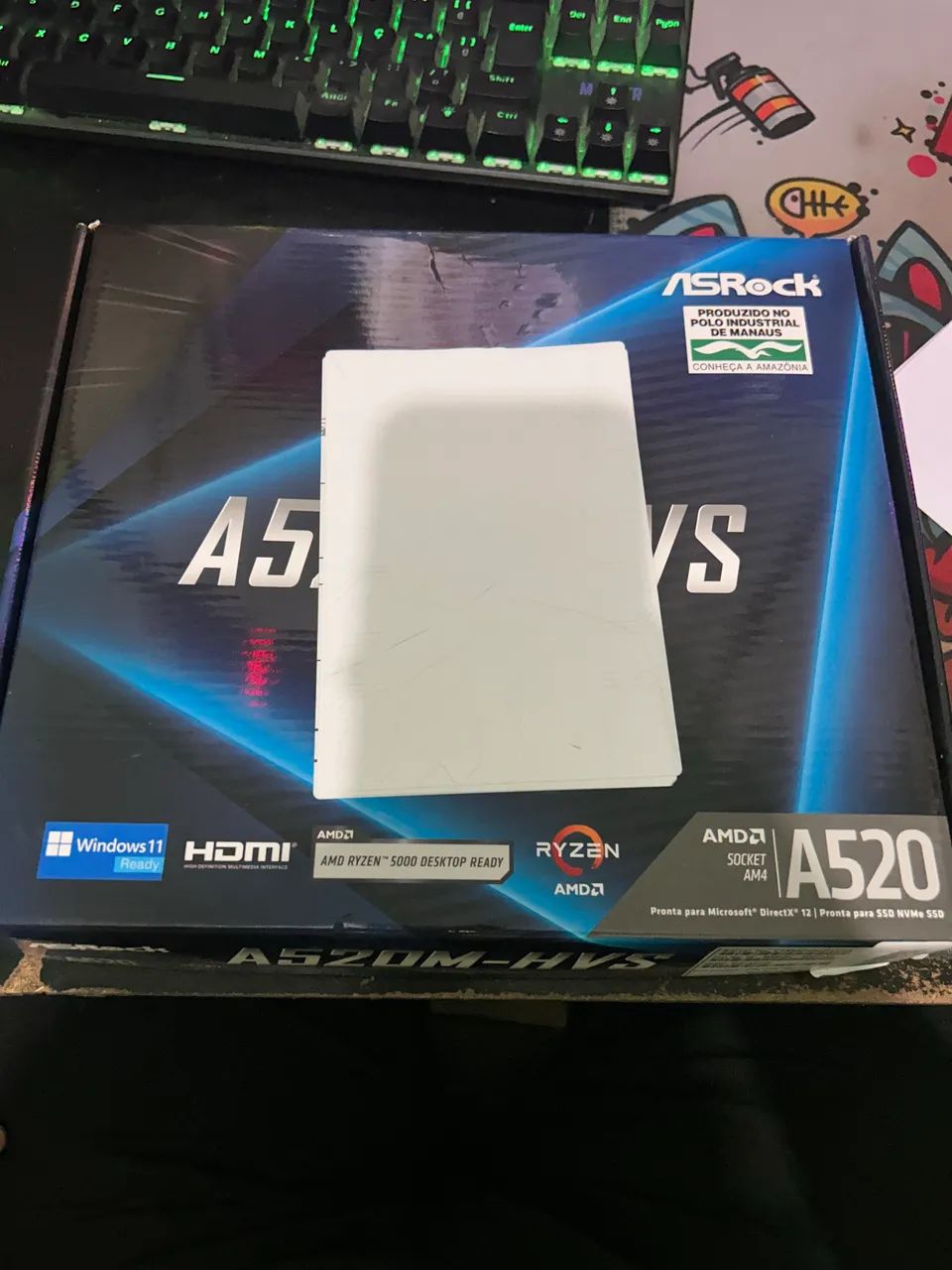 Placa mãe A520M-HVS AM4/DDR4 - Foto 4
