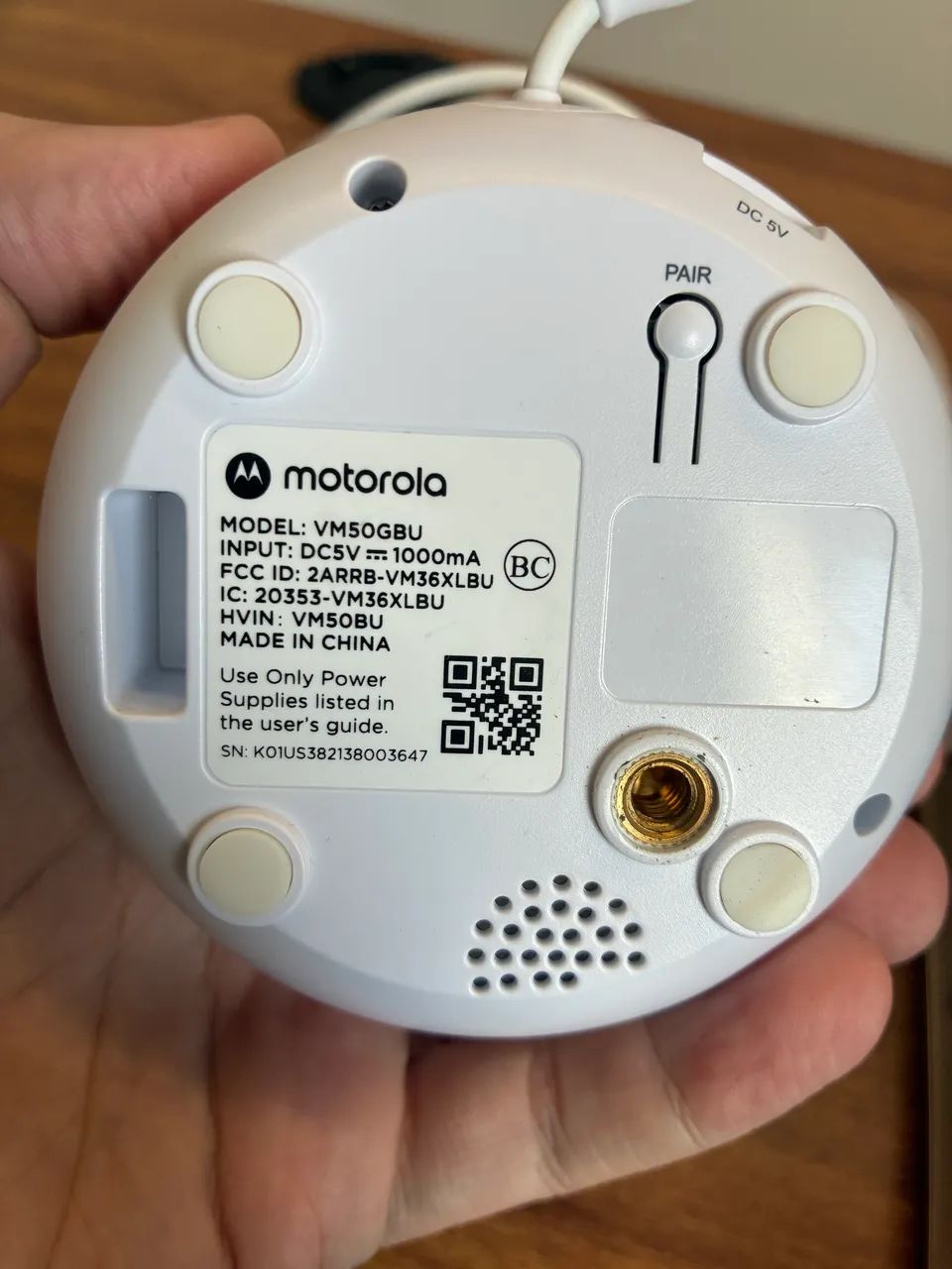 Babá Eletrônica Motorola VM50GPU / VM50GBU - Tela 5? + Câmera HD - Foto 3