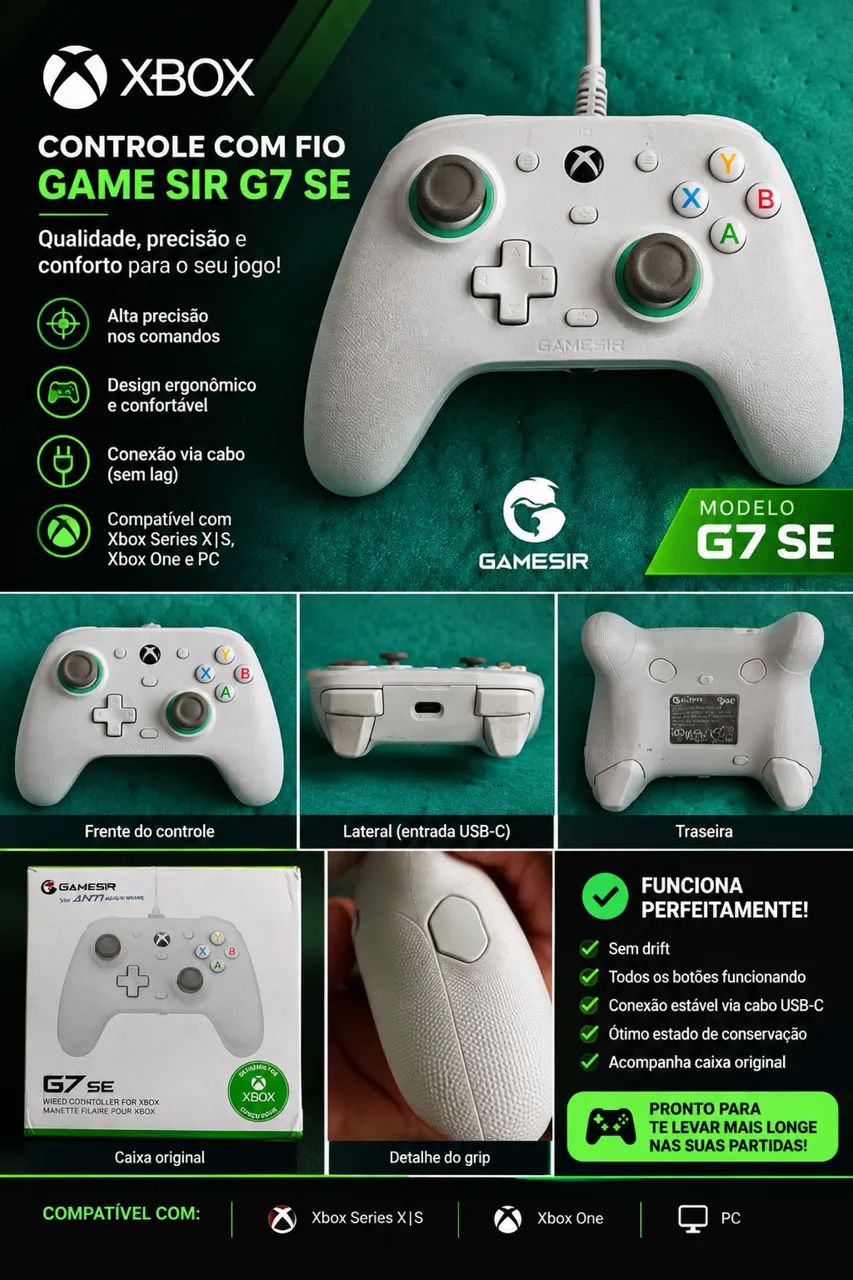Controle xbox 
