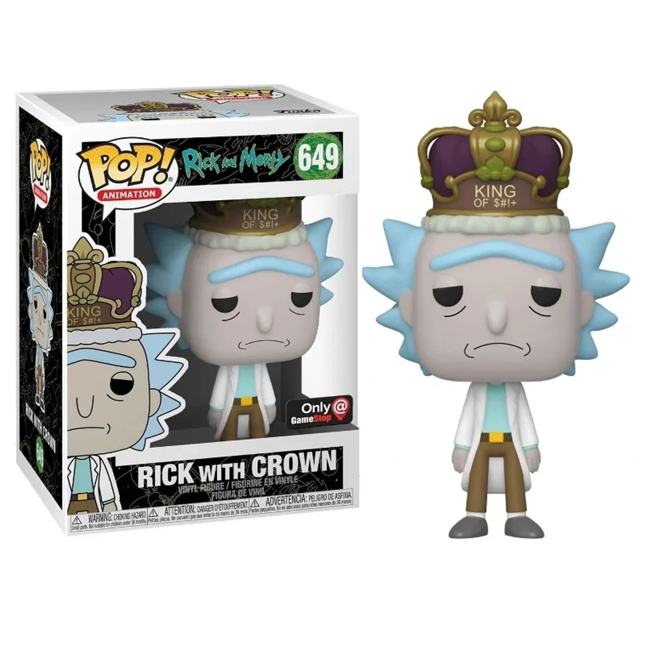 Funko Pop! Rick With Crown #649