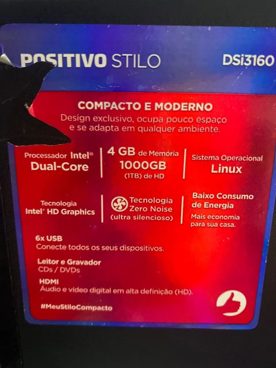 Computador positivo compacto e moderno DSI3160 - Foto 3