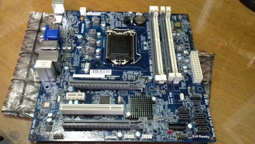 Placa Mãe 1150 + Processador xeon 1265l e COM CHAVE DO WINDOWS NA BIOS  - Foto 3
