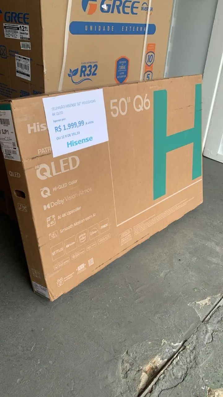 Smart Tv Hisense Hi-qled 4k 50 Polegadas