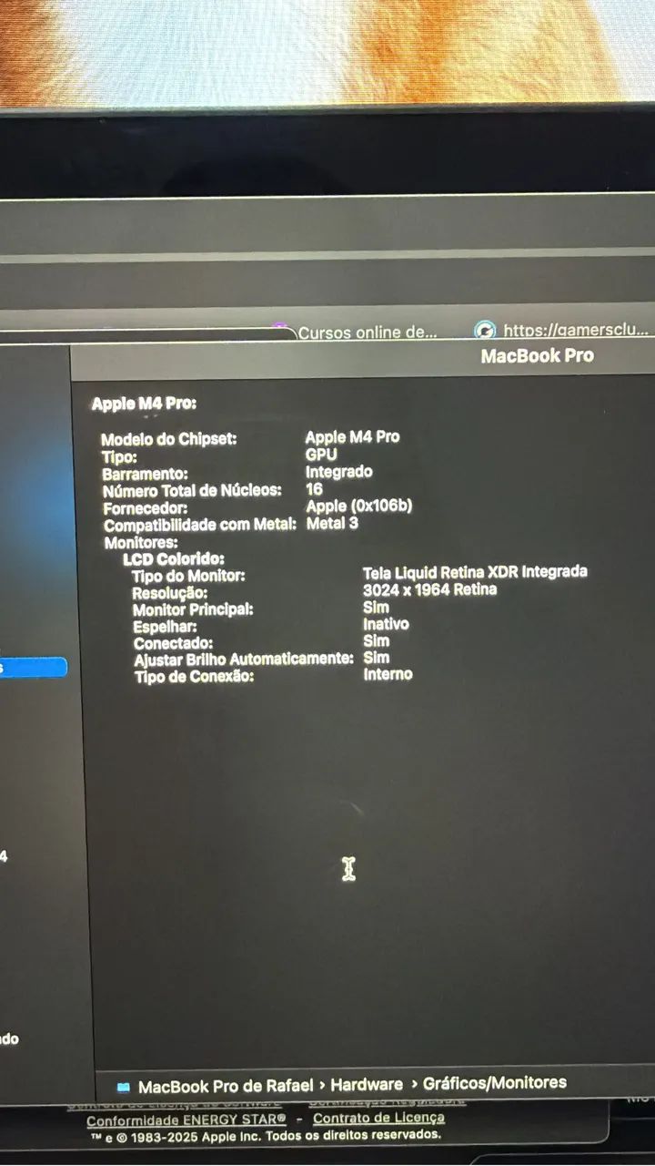 Macbook Pro M4 24GB 512SSD - Foto 4