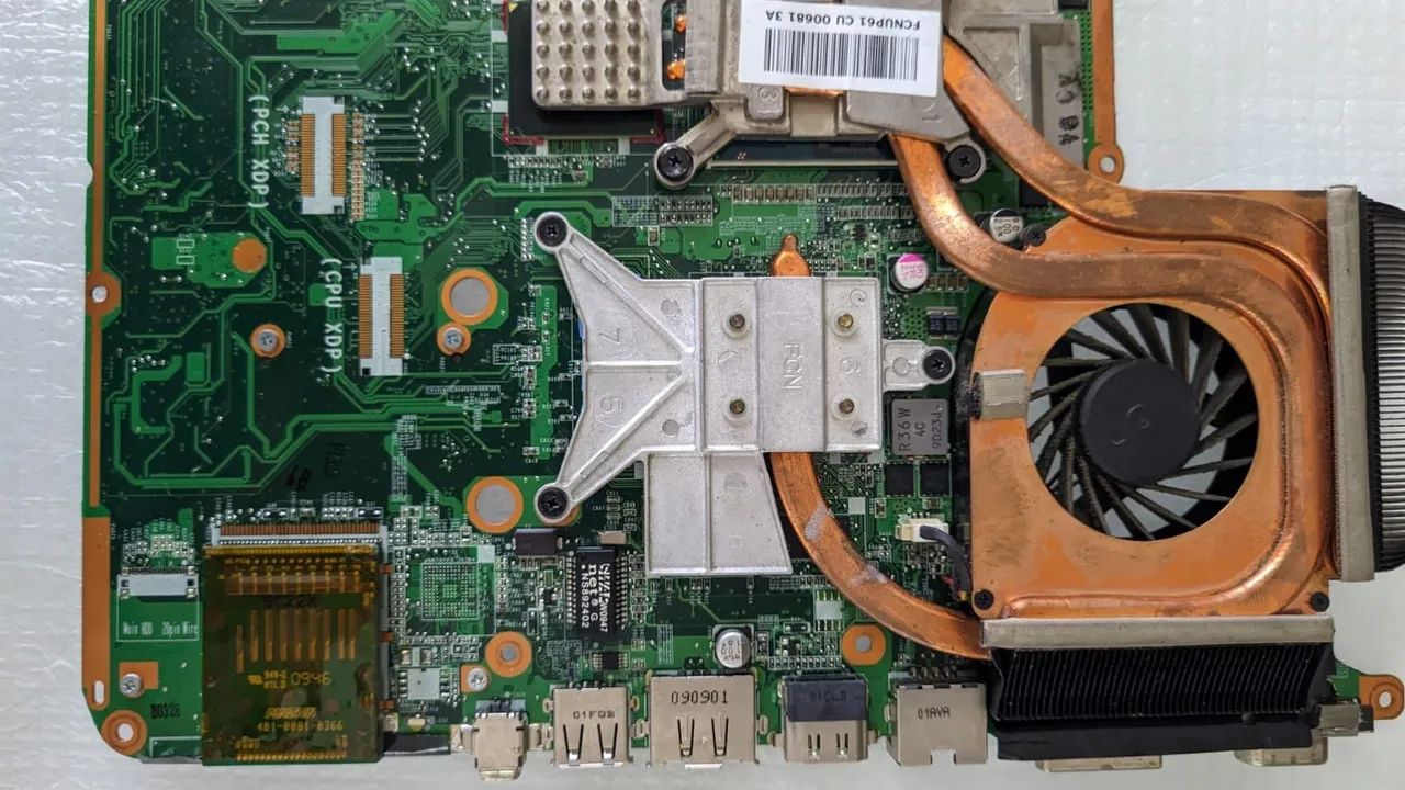 Placa Mãe e processador I7 do notebook HP Pavilion DV6 2190 US. - Foto 2