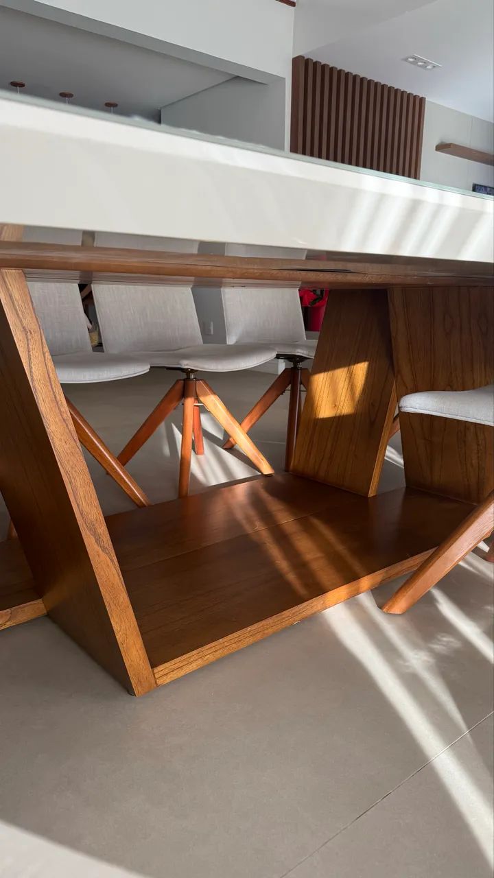 Mesa de jantar + cadeiras 12 lugares  - Foto 4