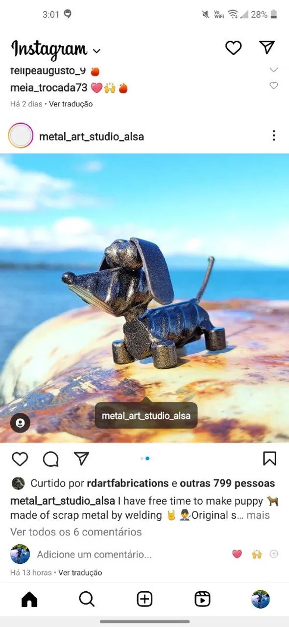Pets miniaturas em metal -Arte rústca - Foto 5