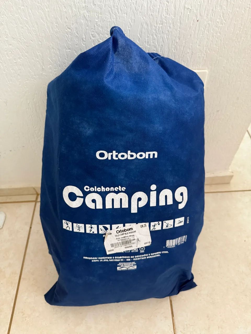 Colchonete Ortobom Camping com bolsa