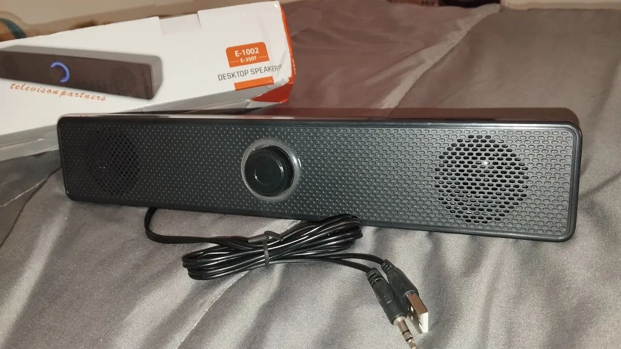 Caixinha de Som USB para PC - Nova - Foto 3