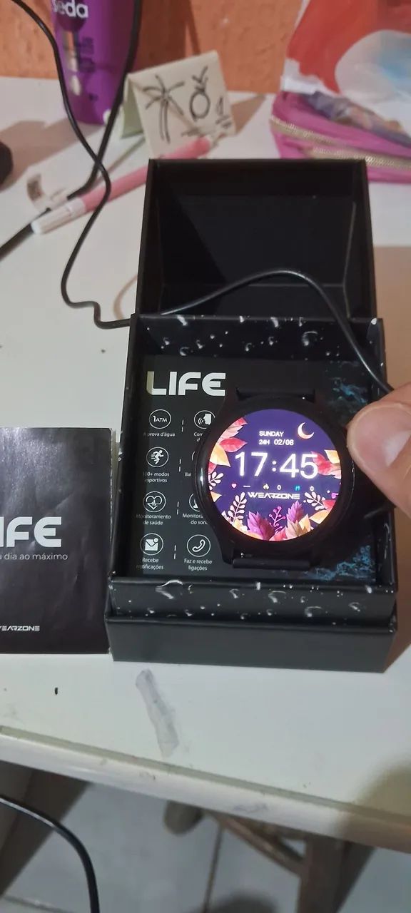 Relógio smartwatch/preto - Foto 3