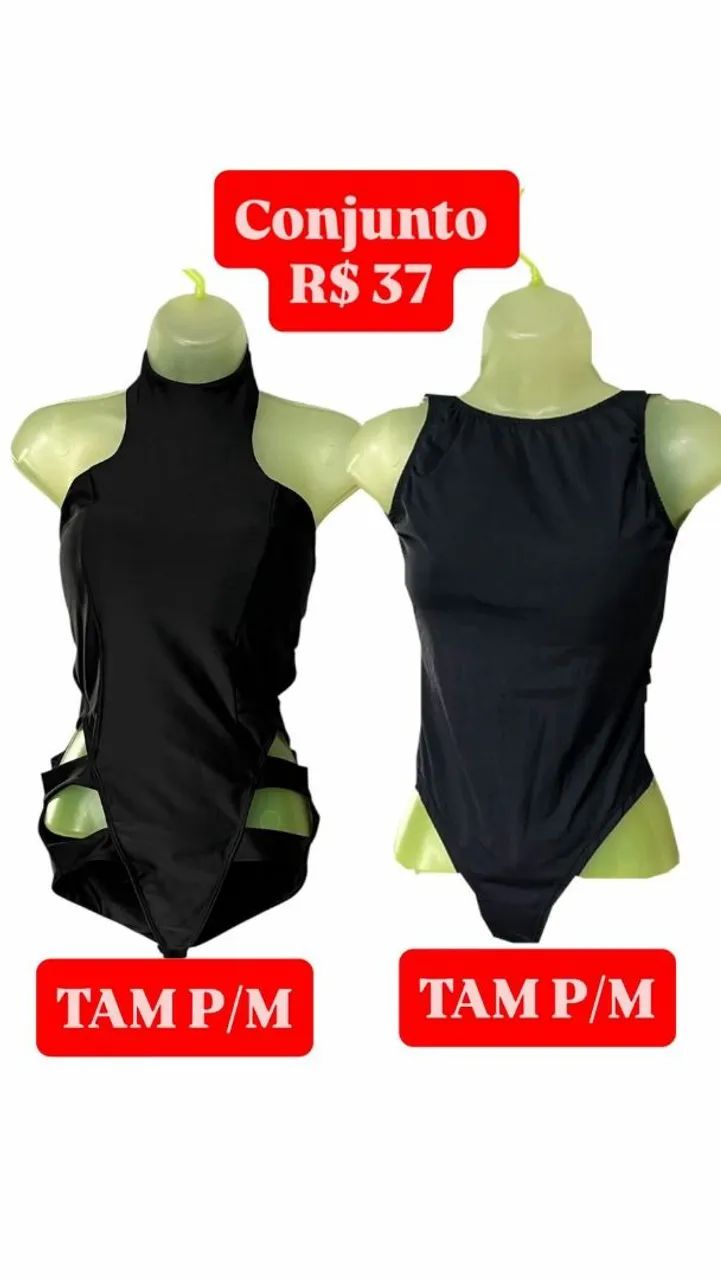 CONJUNTO de BODYS TAM P