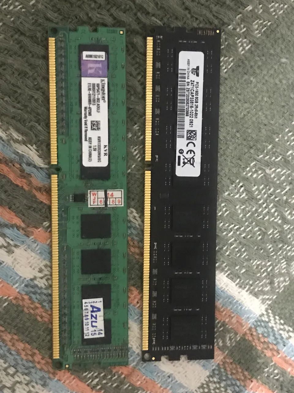 Memória ram 16gb 8x2