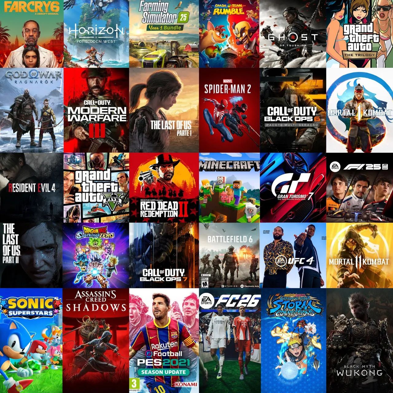 JOGOS - PS4/PS5