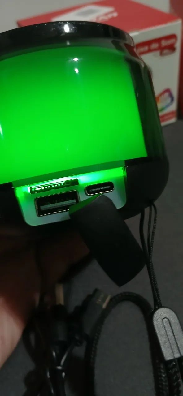 Mini caixa Bluetooth com Led(novas) - Foto 4