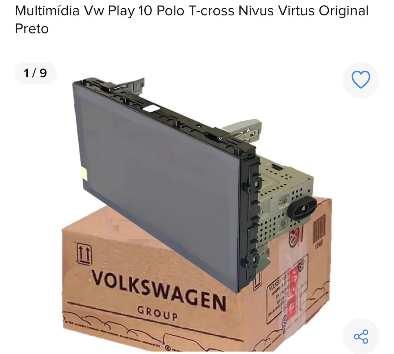 Multimídia VW original 10 polegadas  - Foto 5