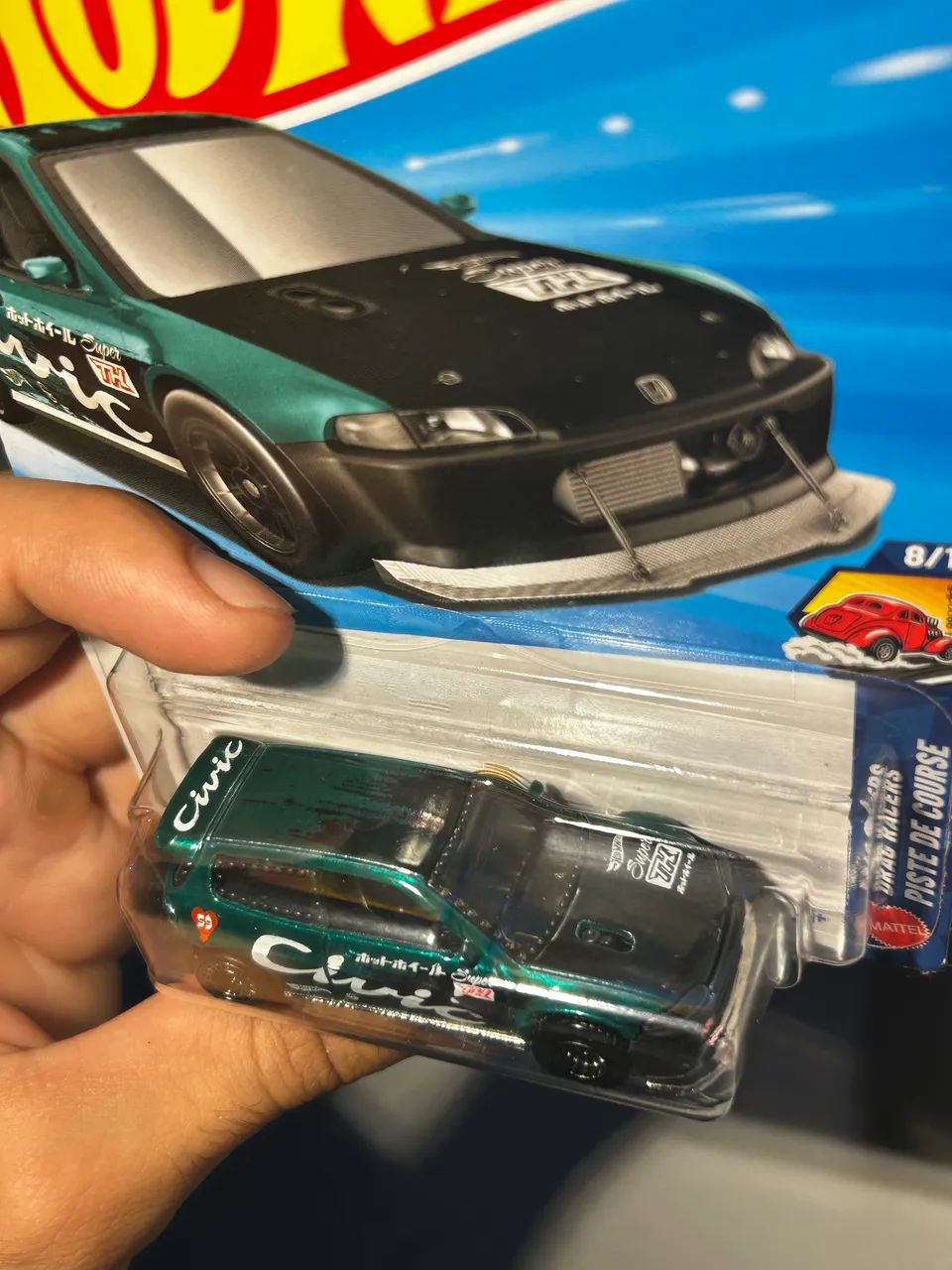 ミニカー Hotwheels 2026 STH Honda Civic Custom Hot Wheels New 2026 Super Treasure Hunt Honda Drag Civic Custom US