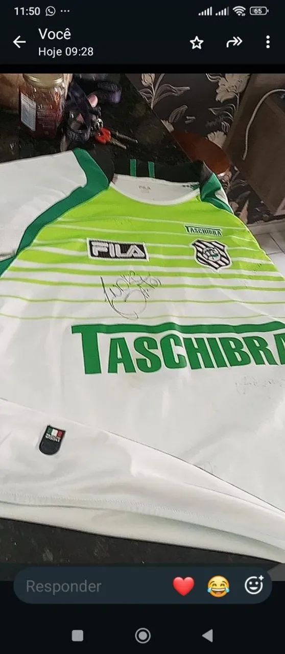 Camisa autógrafada figueira  - Foto 2