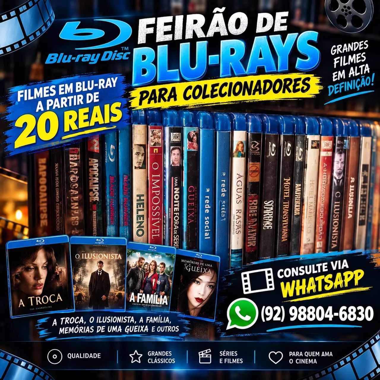 Feirão de filmes e séries (DVD e blu -ray) - Foto 3