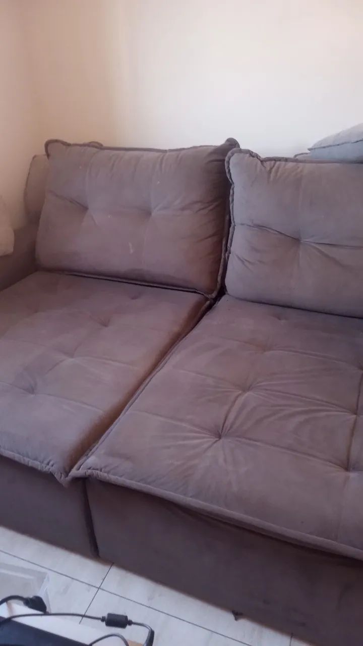 Sofá reclinável usado - Foto 2
