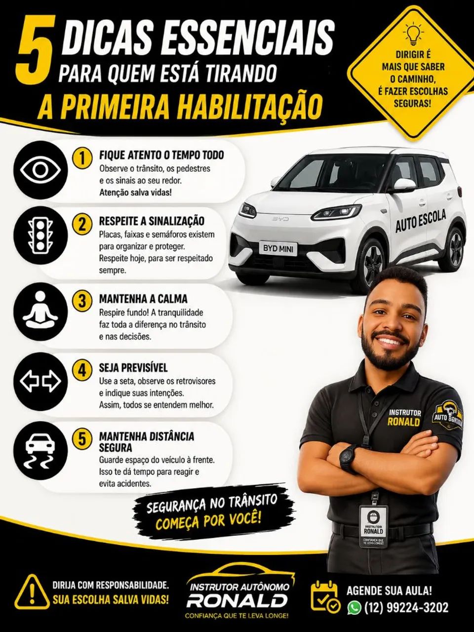 Instrutor Autônomo Auto escola  - Foto 2