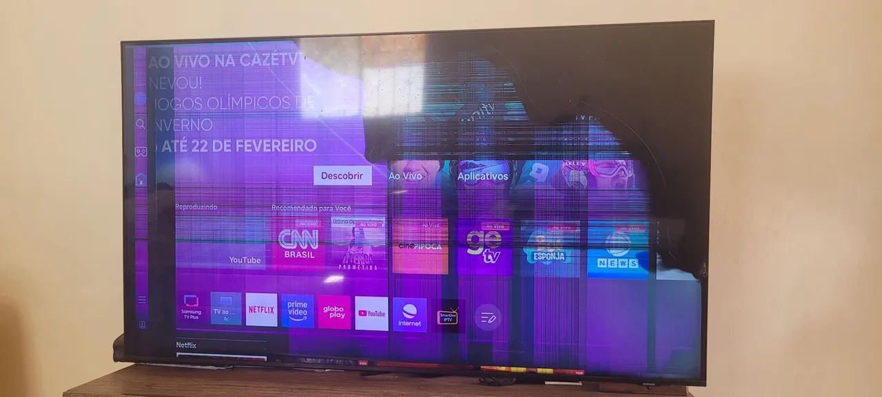 Tv Samsung  55 com defeito - Foto 3