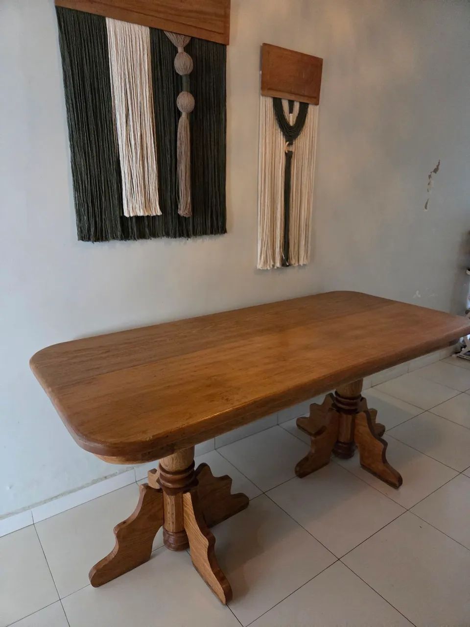 Vendo mesa de madeira torneada. - Foto 3