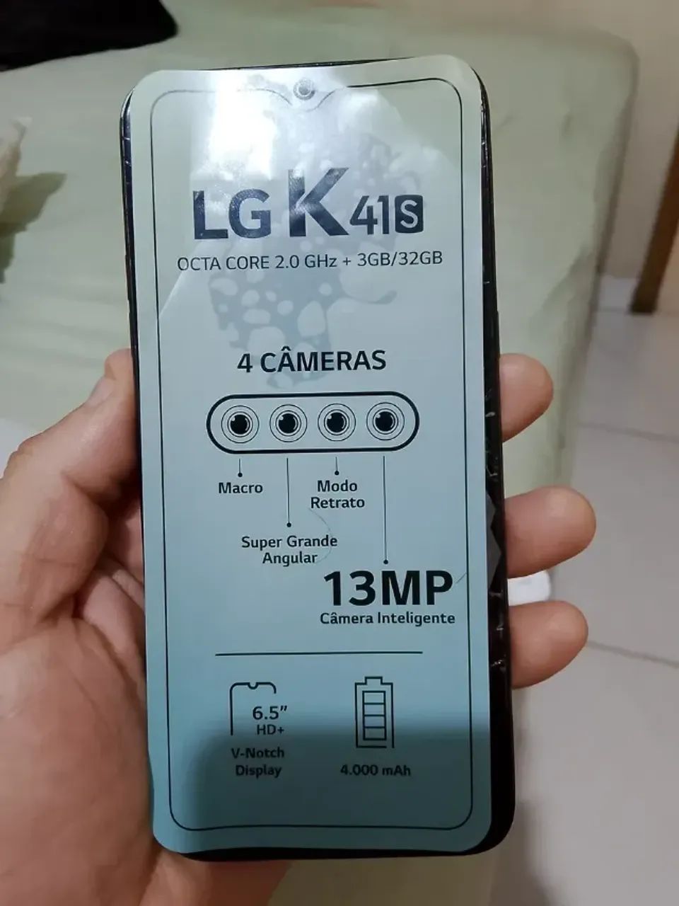 Celular LG K41S 32 GB - 3 GB RAM - câmera 13 MP OCTA CORE