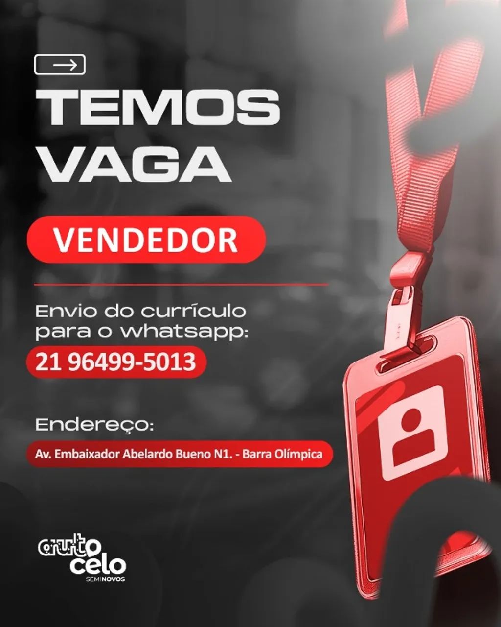 VENDEDOR DE CARROS
