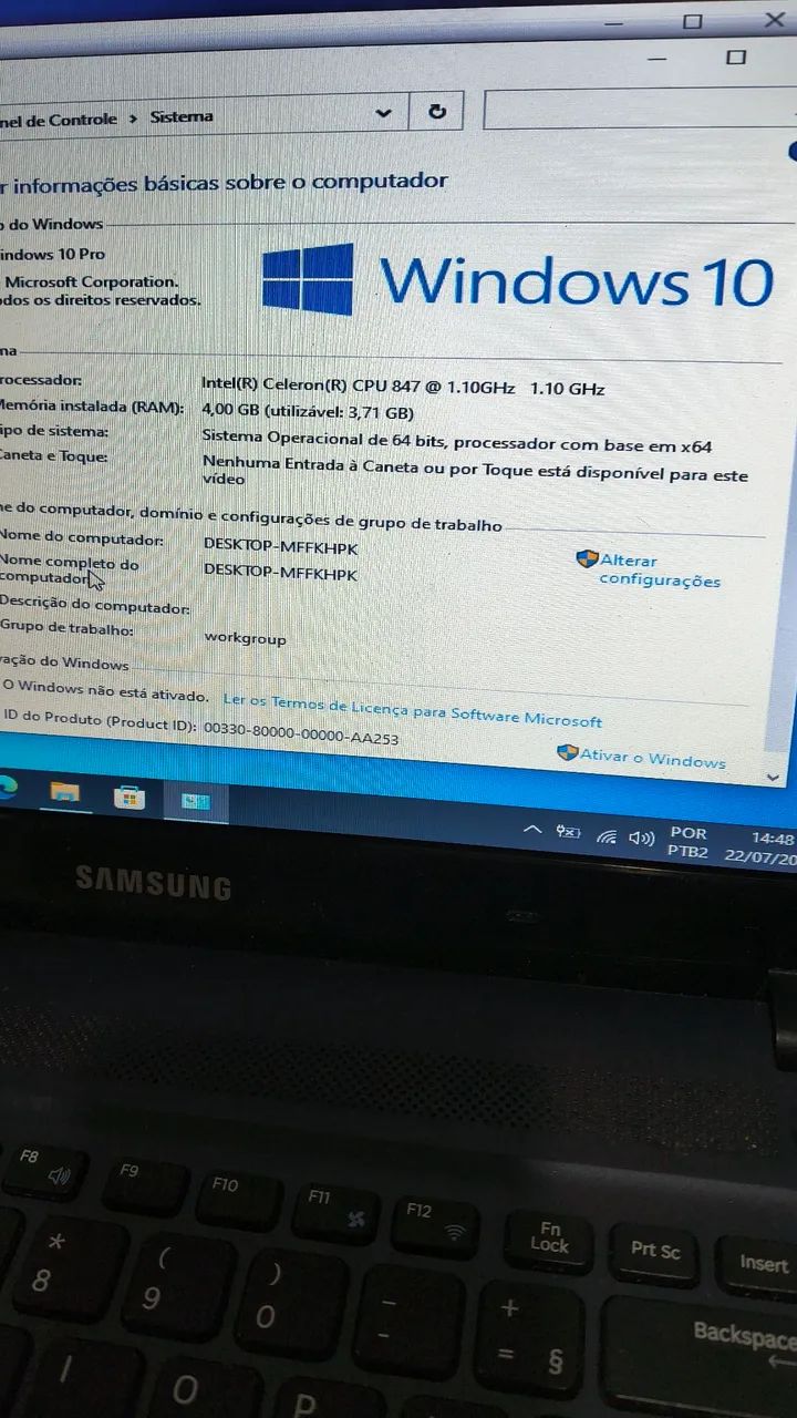 Notebook Samsung SSD  - Foto 5