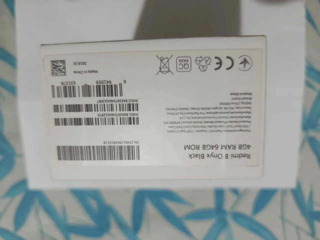 mi☆ページ Redimi 8 de 64 GB iniciado de fábrica , só funciona no wi-fi