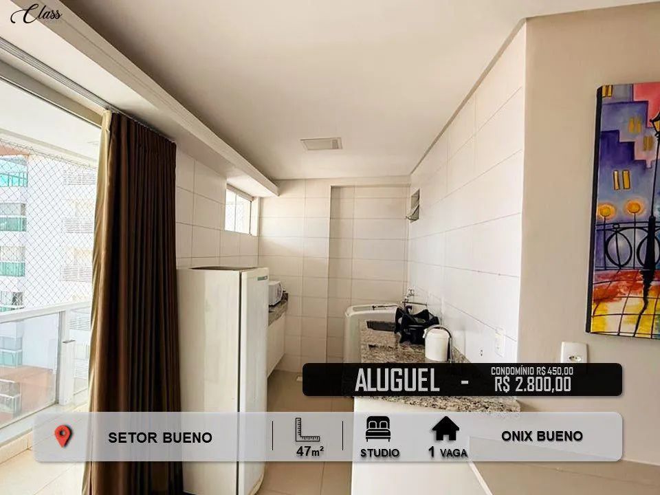 ONIX BUENO| SETOR BUENO | STUDIO| 47m² | 1 VAGA DE GARAGEM REF: 4249315 - Foto 2