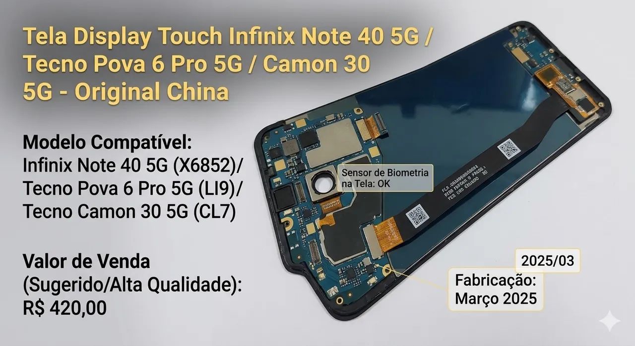 Peças reposição hardware 