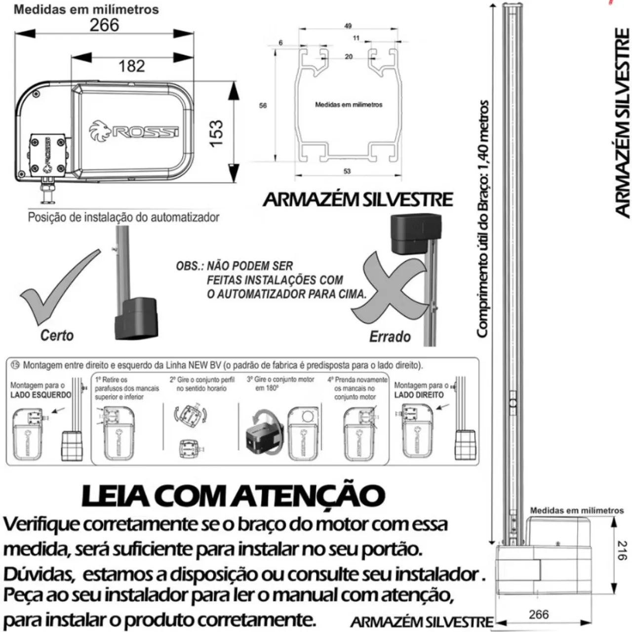 Motor elétrico de portão - Foto 2