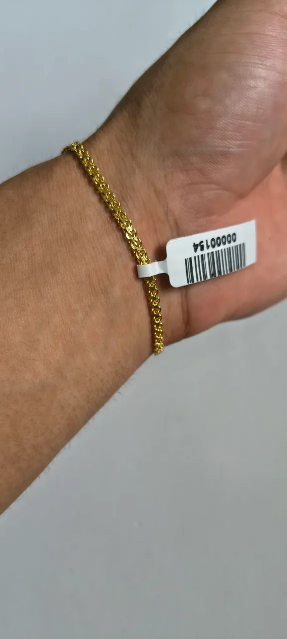 Pulseira banhado ouro 18K 
