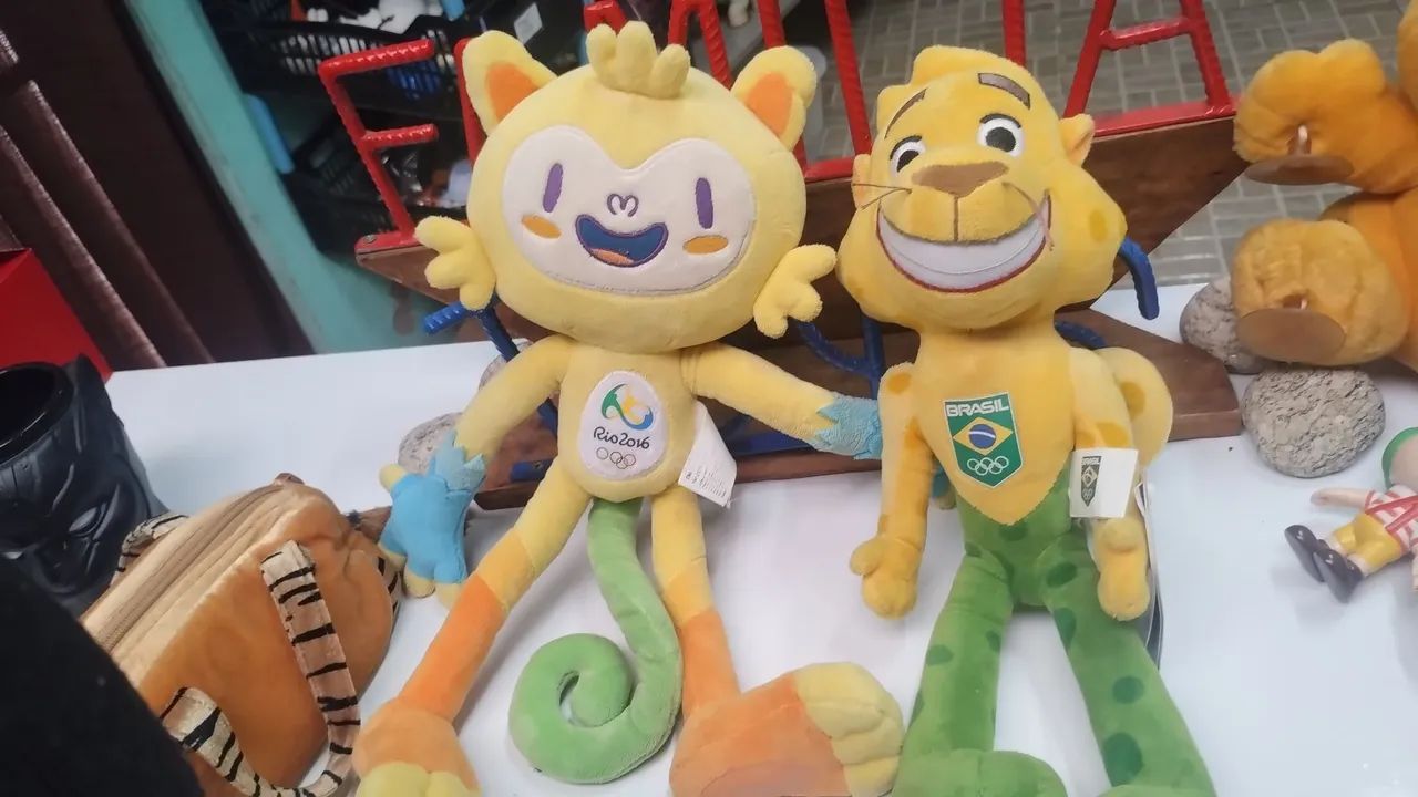 Mascotes Olímpias Rio unidade 