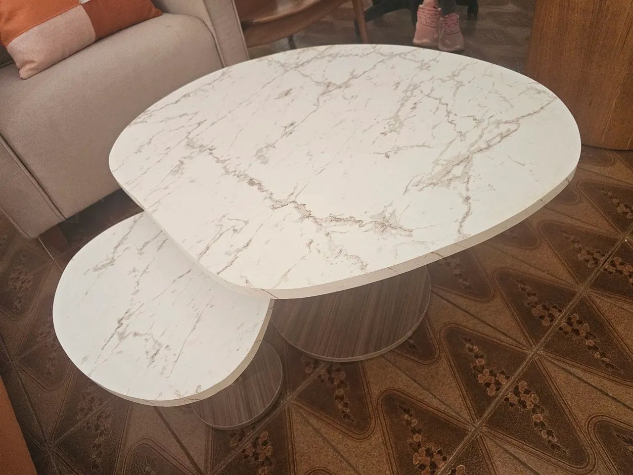 Mesa organica de centro