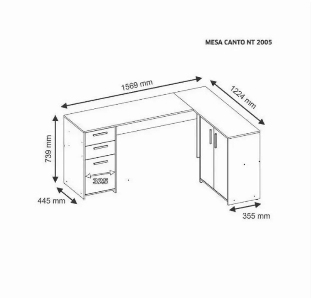 Mesa para escritório  - Foto 2