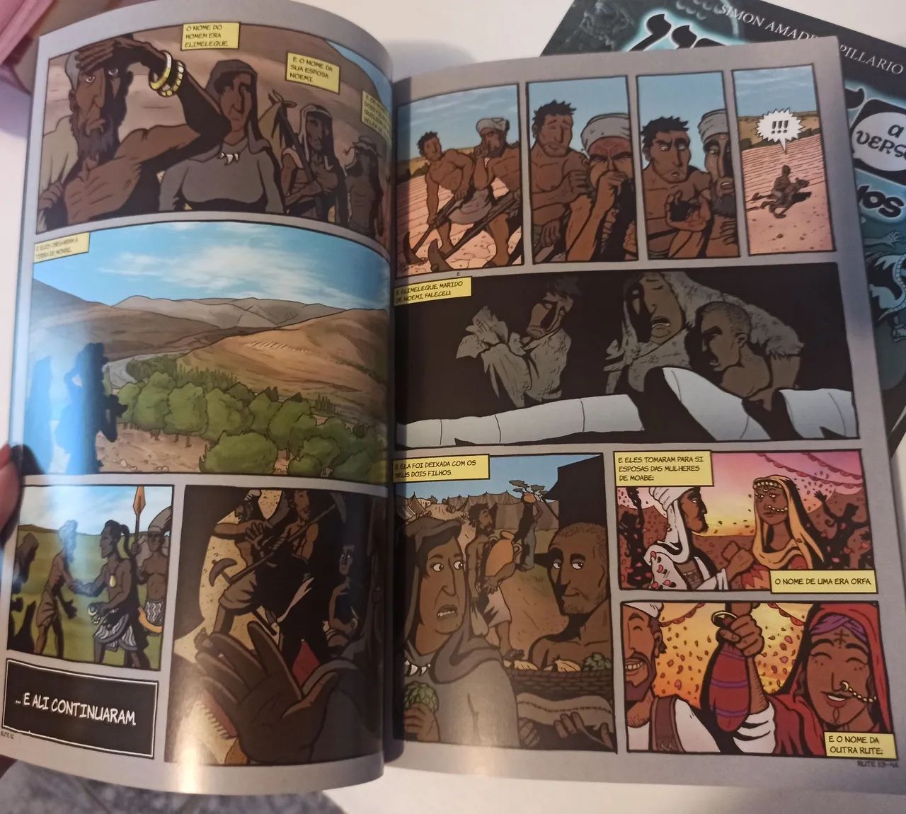 Kit 7 livros da bíblia em quadrinhos (verso a verso) - Foto 5