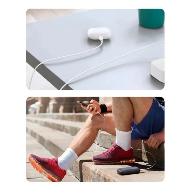Cabo USB-C para Lightning UGREEN 1 Metro Branco com Certificação MFi - Foto 4