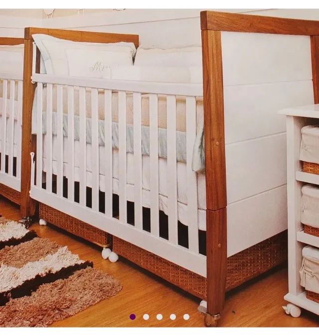 Berço mini cama gran Vitória  + ninho yogi baby
