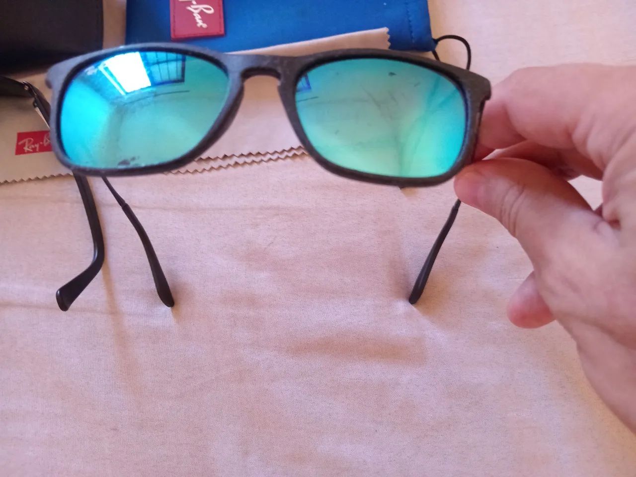 RAY-BAN - KIT COM 2 ÓCULOS ORIGINAIS PARA TROCA DE LENTE (SOL OU GRAU) - Foto 4