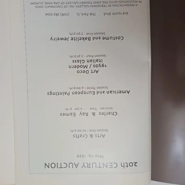 20th century auction may 23,1999 - Foto 5