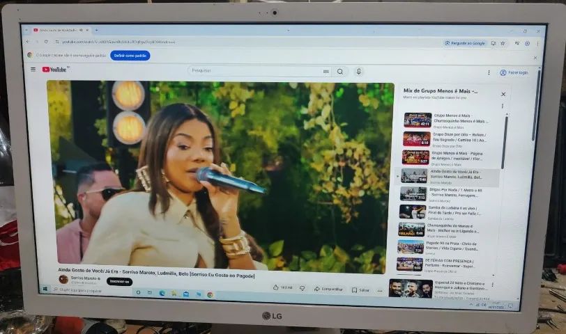 ALL in one LG 4 GB ram 500GB tela 24 polegadas com wi-fi  HDMI - Foto 4
