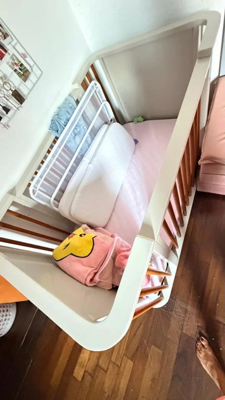 Berço Infantil de Madeira - Excelente Estado de Conservação - Foto 3