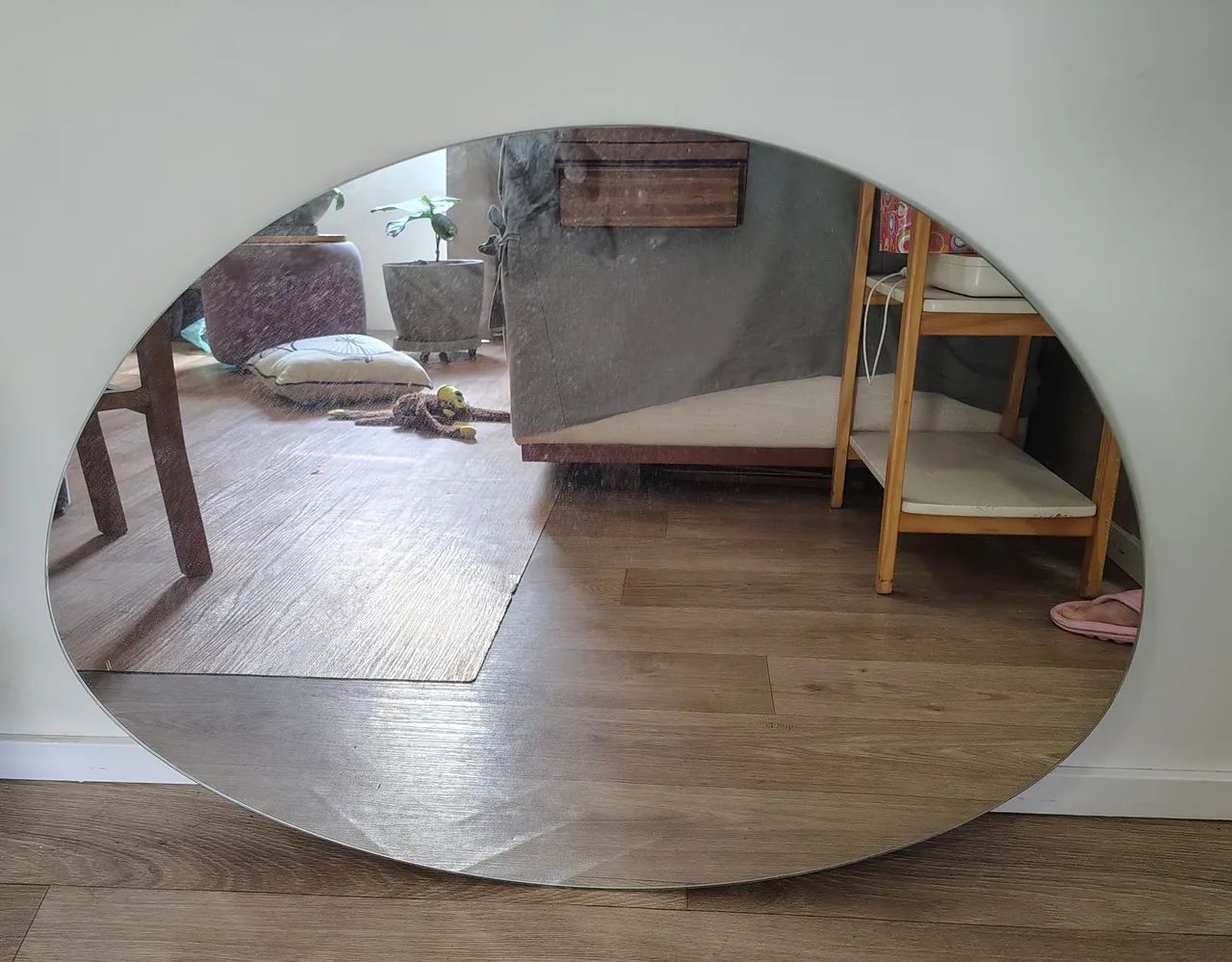 Espelho Orgânico  58 X 77 cm com fixadores. - Foto 2