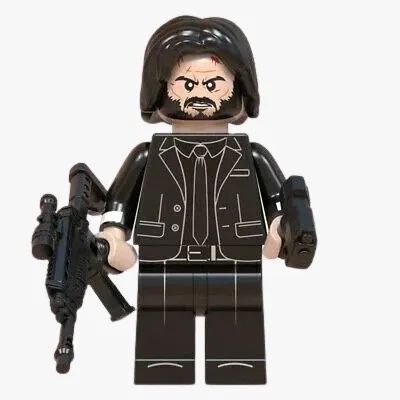 Miniatura John Wick Keanu Reeves Baba Yaga De Volta ao Jogo 5cm - Foto 2
