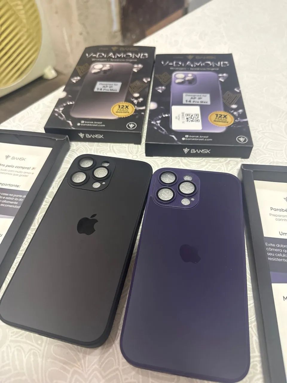 Capa iPhone 14 Pro Max blindada vidro temperado Bansk - Foto 3
