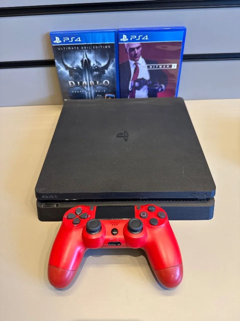 PS4 SLIM DE 500GB COM 3 MESES GARANTIA 