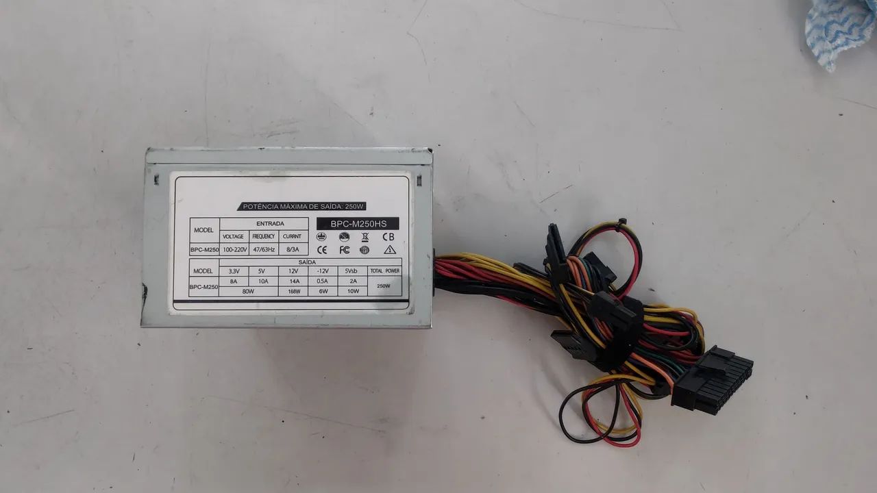 Fonte de PC para Gabinete Slim - Foto 4