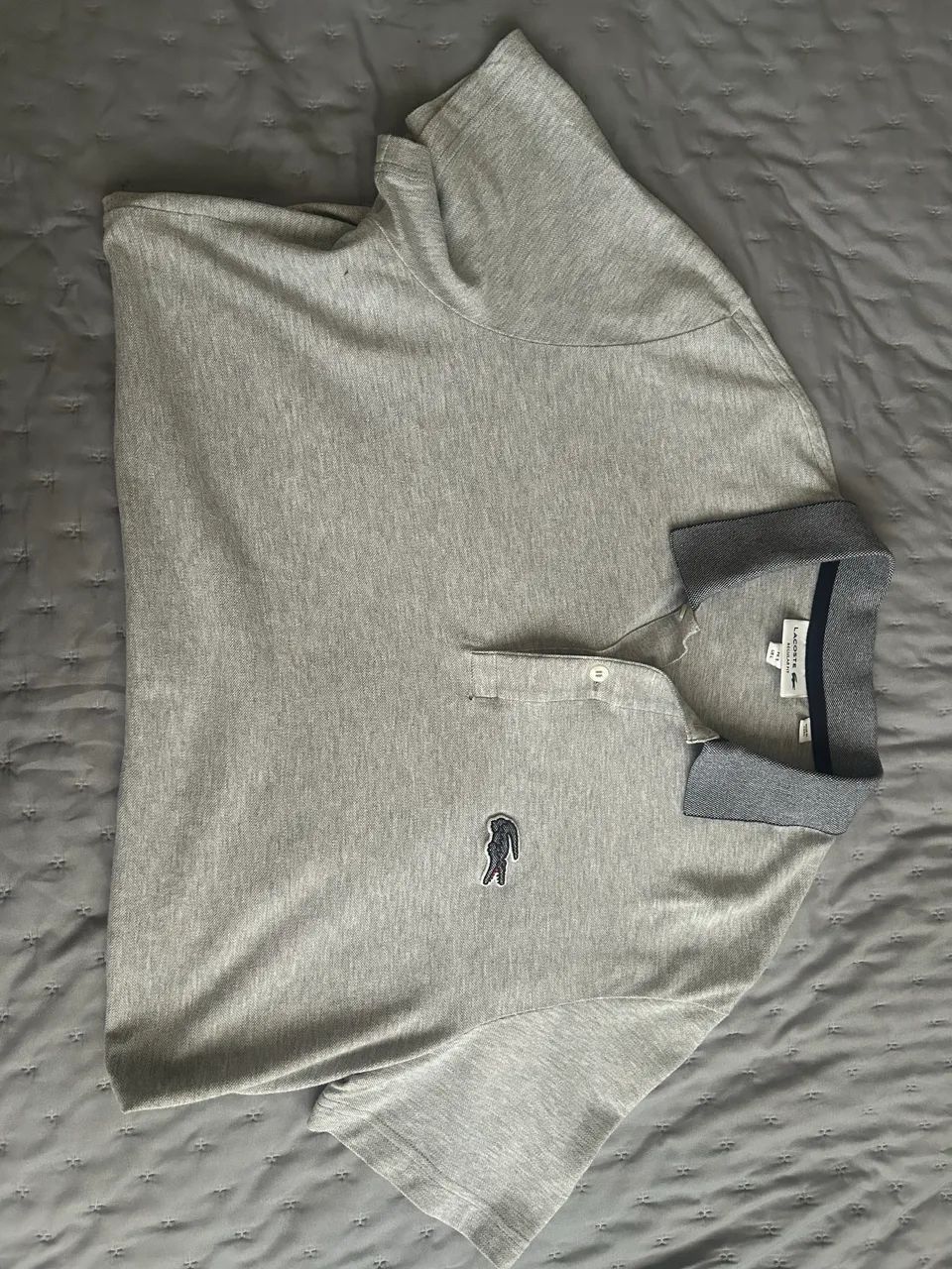 POLO lacoste cinza 